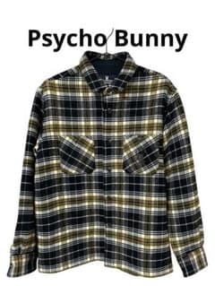 Psycho Bunny チェック柄 半袖シャツ 新品 サイコバニー Psycho Bunny チェックシャツ シャツジャケット - メルカリ