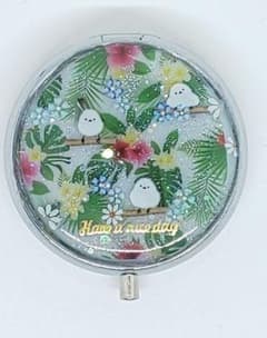 [handmade] シマエナガと南国のお花の小物入れのサムネイル