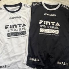 FINTA プラクティスシャツ 長袖 黒白2枚セット Lのサムネイル