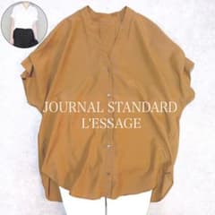 美品✨ジャーナルスタンダードレサージュ スキッパー タックスリーブ 