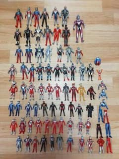 69体セット　ウルトラマン　ソフビ　フィギュア　 まとめ売りのサムネイル