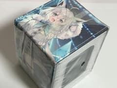最安ショップ比較】 混沌の女神様ホロライブ 合皮製デッキケース 白上