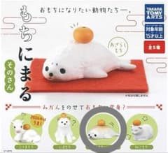 もちにまる そのさん あざらしもち ガチャのサムネイル