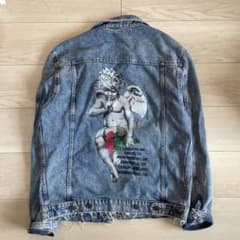 YOUNG THUG デニムジャケット 天使グラフィックのサムネイル