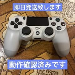 ✴︎迅速即日発送✴︎良品 PS4 純正コントローラー ホワイト 本体のサムネイル