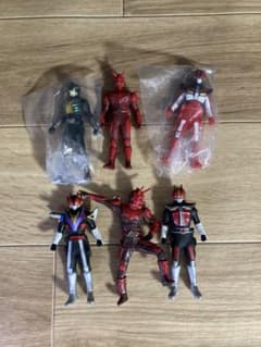 仮面ライダー ソフビ フィギュア 6体セット　食玩のサムネイル