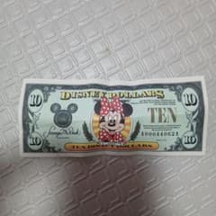 ディズニーダラー $10 ミニーマウス Disney Dollars 廃盤 レア - メルカリ
