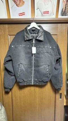 Belvet Star Studded Work Jacket レザー M Star Studded Work Jacket – BELVET