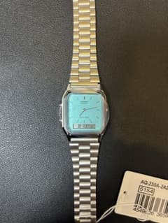 CASIO AQ-230A-2A2MQYJF ティファニーブルー - メルカリ