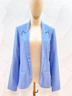 美品✨FOREVER 21 爽やか水色テーラードジャケット M 春夏のサムネイル