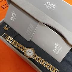 エルメス時計/極極極極美品クリッパー/新品電池新品仕上げ正常稼働品