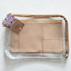 ▽クリアポーチ　バッグインバッグのサムネイル