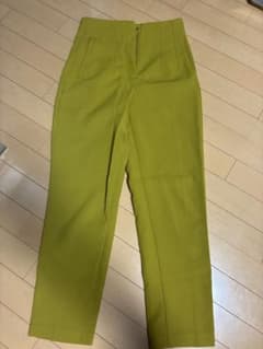 ザラ ZARA テーパードパンツ Sセンタープレス カラー スラックスのサムネイル