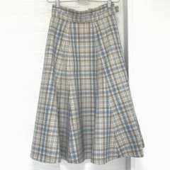 試着のみ美品⭐️Swingleチェック柄フレアスカートのサムネイル