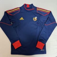 adidas サッカー スペイン代表 2010年 トレーニングウェア 長袖 Sのサムネイル