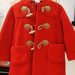 たえ子ママ様販売済みミキハウス コート 赤 100cmのサムネイル