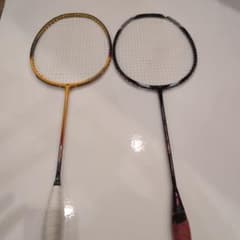バドミントンラケット2本セット　VOLTRIC70＆MUSCLEPOWER90 バドミントンラケット2本セット VOLTRIC70＆MUSCLEPOWER90 - メルカリ