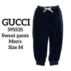 GUCCI イタリア製　ベロアパンツ　M ブラウン　ウエストゴム　ストレッチ グッチ 595535 XJBTF ベロア イージー スウェット ロングパンツ - メルカリ