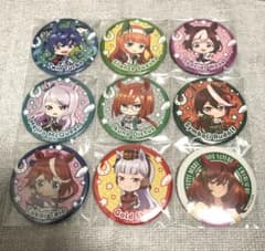 未使用】ウマ娘 秋葉原 アトレ ポップアップストア 缶バッジ 9点セット