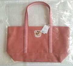新品】フェイラー オールドテディガール ワッペントートバッグ ピンク