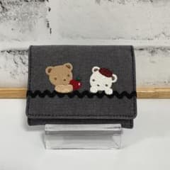 familiar ファミリア デニム 三つ折り財布 ミニウォレット - メルカリ
