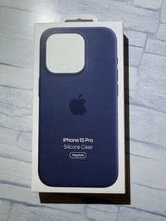 Apple純正 iPhone 15 Pro シリコンケース ストームブルー - メルカリ