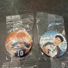 ハイキュー!! 缶バッジ 日向翔陽 赤葦京治 2種セットのサムネイル
