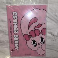 新品未開封 エスターバニー クリアファイル ピンク