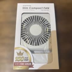 ドウシャ　卓上扇風機　PIERIA FSW-106U WH