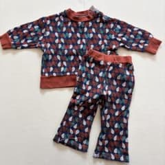 バースデイ&mignon 総柄セットアップ/80cmのサムネイル