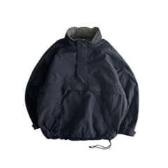 希少】90s エディーバウアー 中綿フリース プルオーバージャケット 短