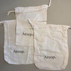 Aesop リネンショップ袋 3個セットのサムネイル