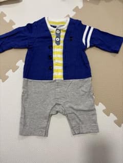 MIKI HOUSE ロンパース カバーオール 重ね着風のサムネイル