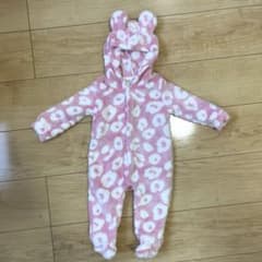 うさぎ耳付き　オーバーオールのサムネイル