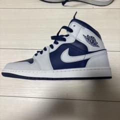 NIKE AIR JORDAN スニーカー ネイビー ホワイトのサムネイル