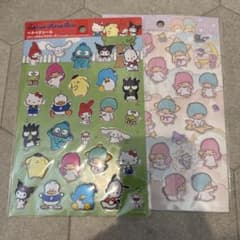 サンリオキャラクターぺたぺたシール2枚セットのサムネイル