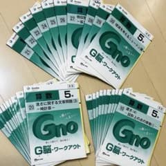 Gnoble G脳-ワークアウト 算数 5年 30冊セットのサムネイル