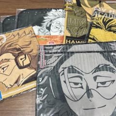 僕のヒーローアカデミア 一番くじ ハンドタオル ホークス 5種のサムネイル