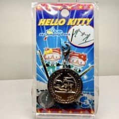 ☆激レア☆キティ　tinkpinkコラボ　ファスナーマスコット　2005年製 ハローキティ 2005 スキージャンプペア コラボ メダル ファスナー