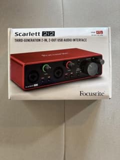 【新品未使用】 Focusrite Scarlett 2i2 USB