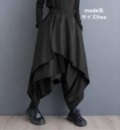 girlwardrobe 変形サルエルパンツ ブラックのサムネイル