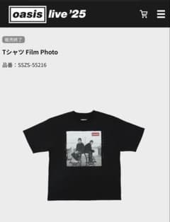 Oasis Tシャツ Film Photo ブラック Oasis Tシャツ Film Photo ブラック - メルカリ