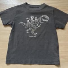 mont-bell 恐竜イラスト Tシャツ　110cmのサムネイル