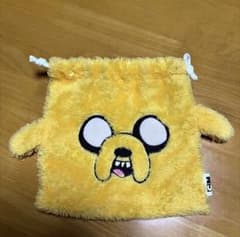 Y*I様 アドベンチャータイム ジェイク 巾着 ふわふわのサムネイル