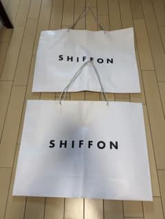 SHIFFON ショッパー 紙袋 2枚セットのサムネイル