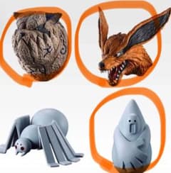 NARUTO 나루토 이치 반 쿠지 데스크탑 피규어 3 종류