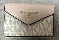 MICHAEL KORS 三つ折り財布 ピンク/ホワイトのサムネイル