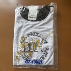 高体連北海道大会　YONEX Tシャツホワイト Oサイズ 新品のサムネイル
