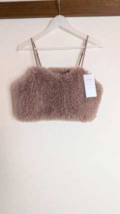 【新品・タグ付き】ELENCARE DUE ボアビスチェ フリーサイズのサムネイル