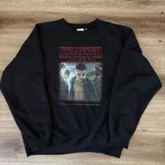 Stranger Things 블랙 스웨트 S
